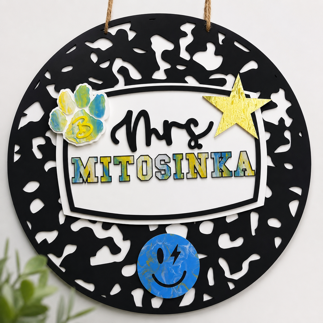 Composition Notebook Teacher Door Hanger