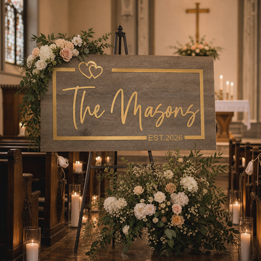 Wedding Collection – Handcrafted Signs for Your Most Beautiful Moments