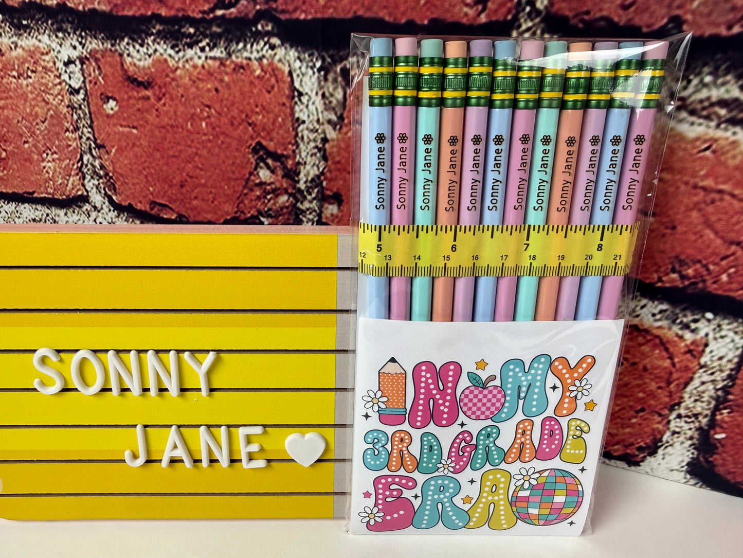 Personalized Ticonderoga Pencil Set
