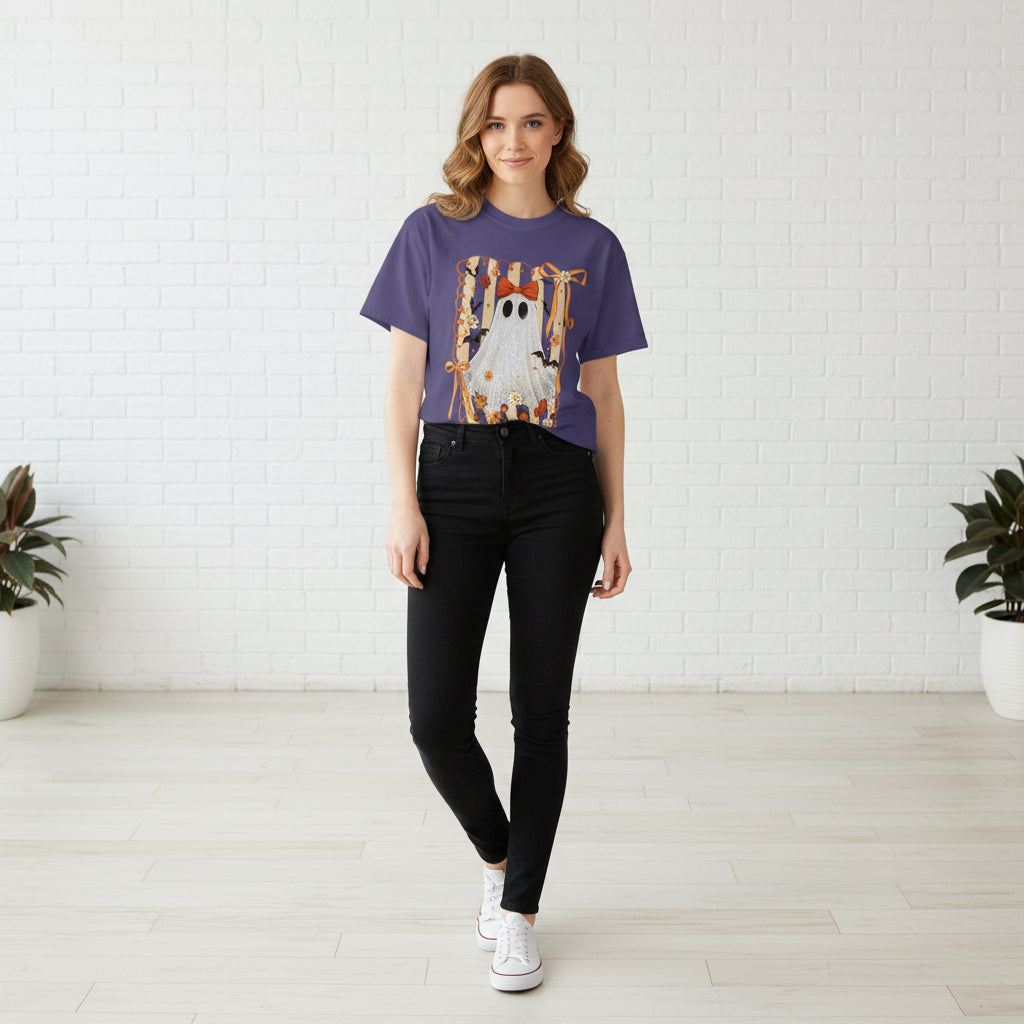 Fall Ghost Halloween Shirt – Comfort Colors Spooky Season Tee
