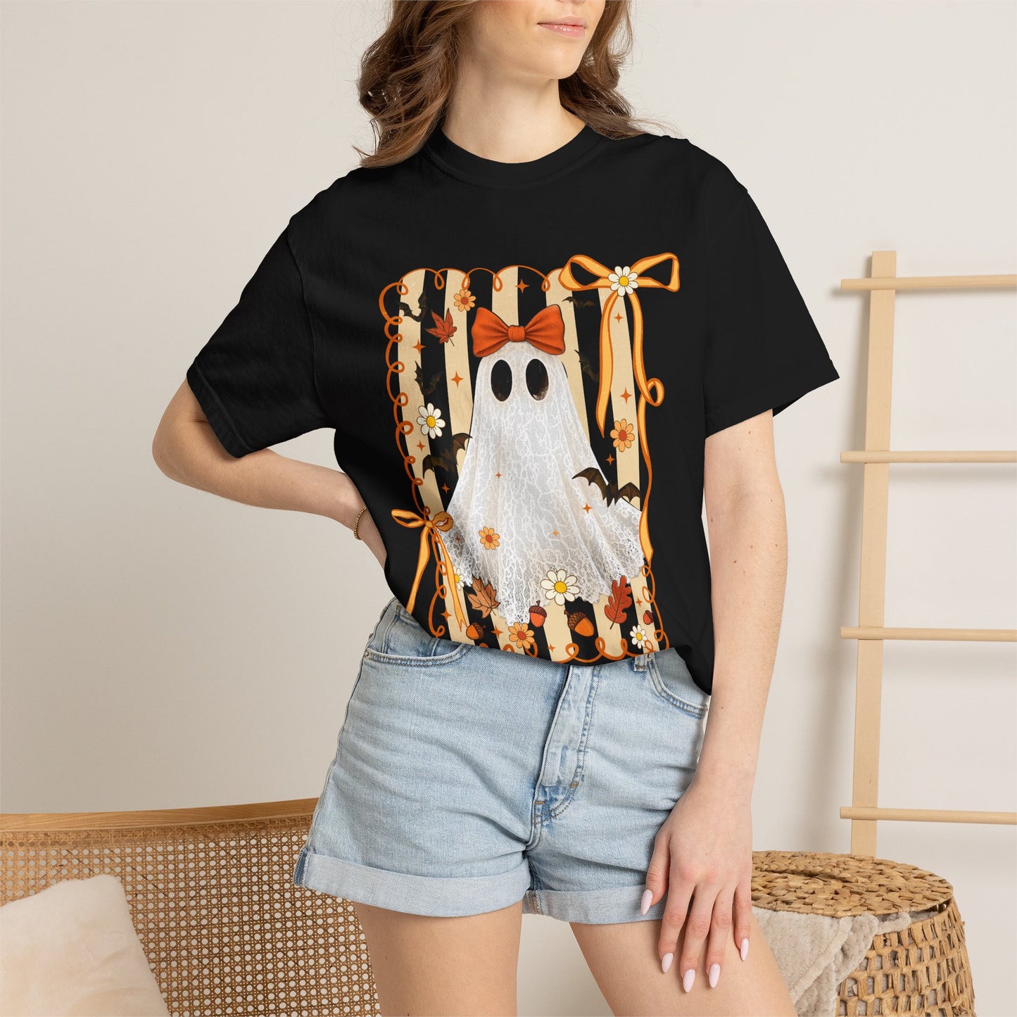 Fall Ghost Halloween Shirt – Comfort Colors Spooky Season Tee