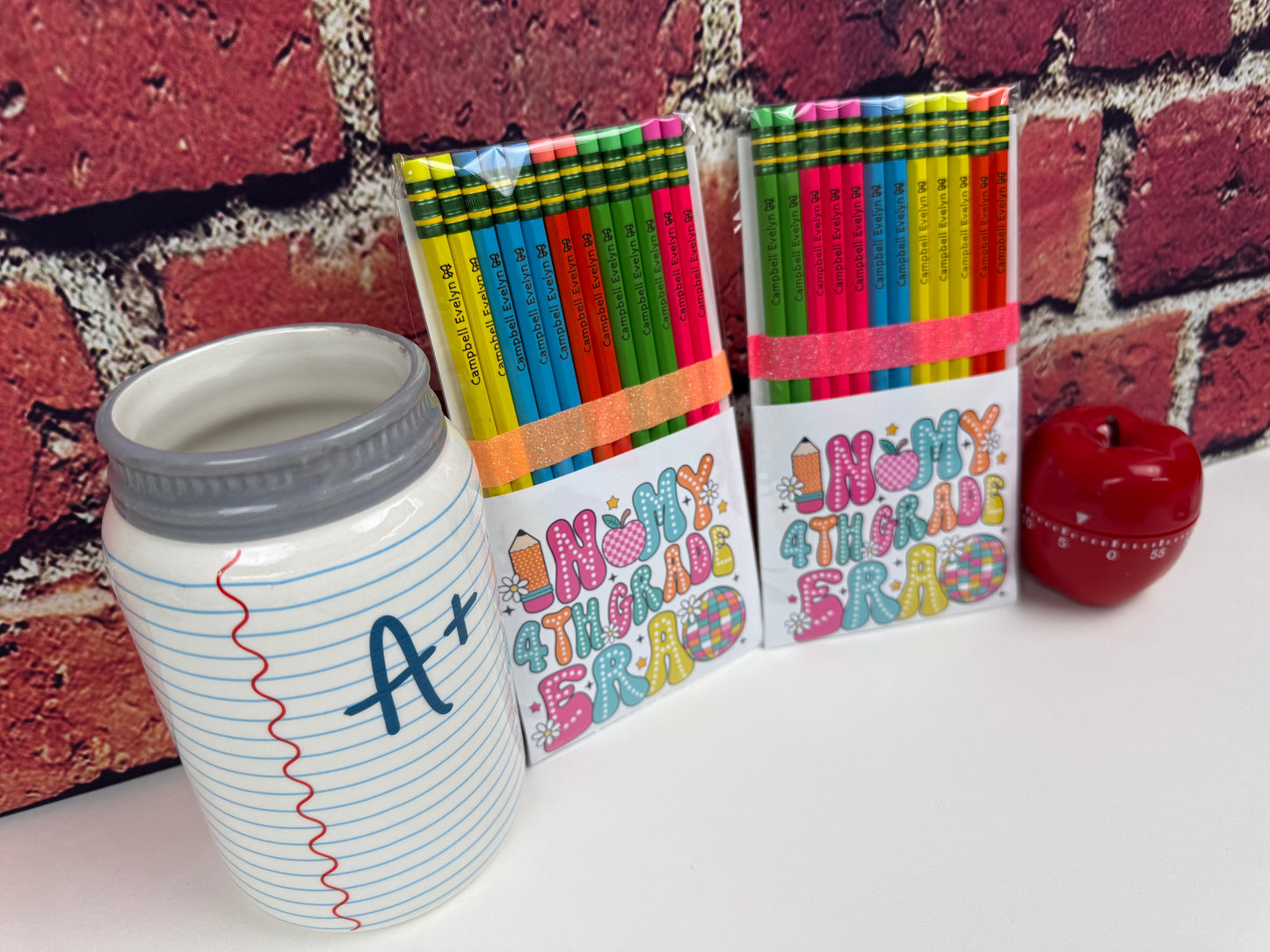 Personalized Ticonderoga Pencil Set