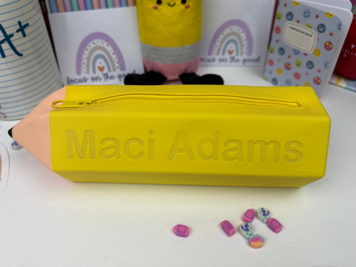 Personalized Silicone Pencil Case