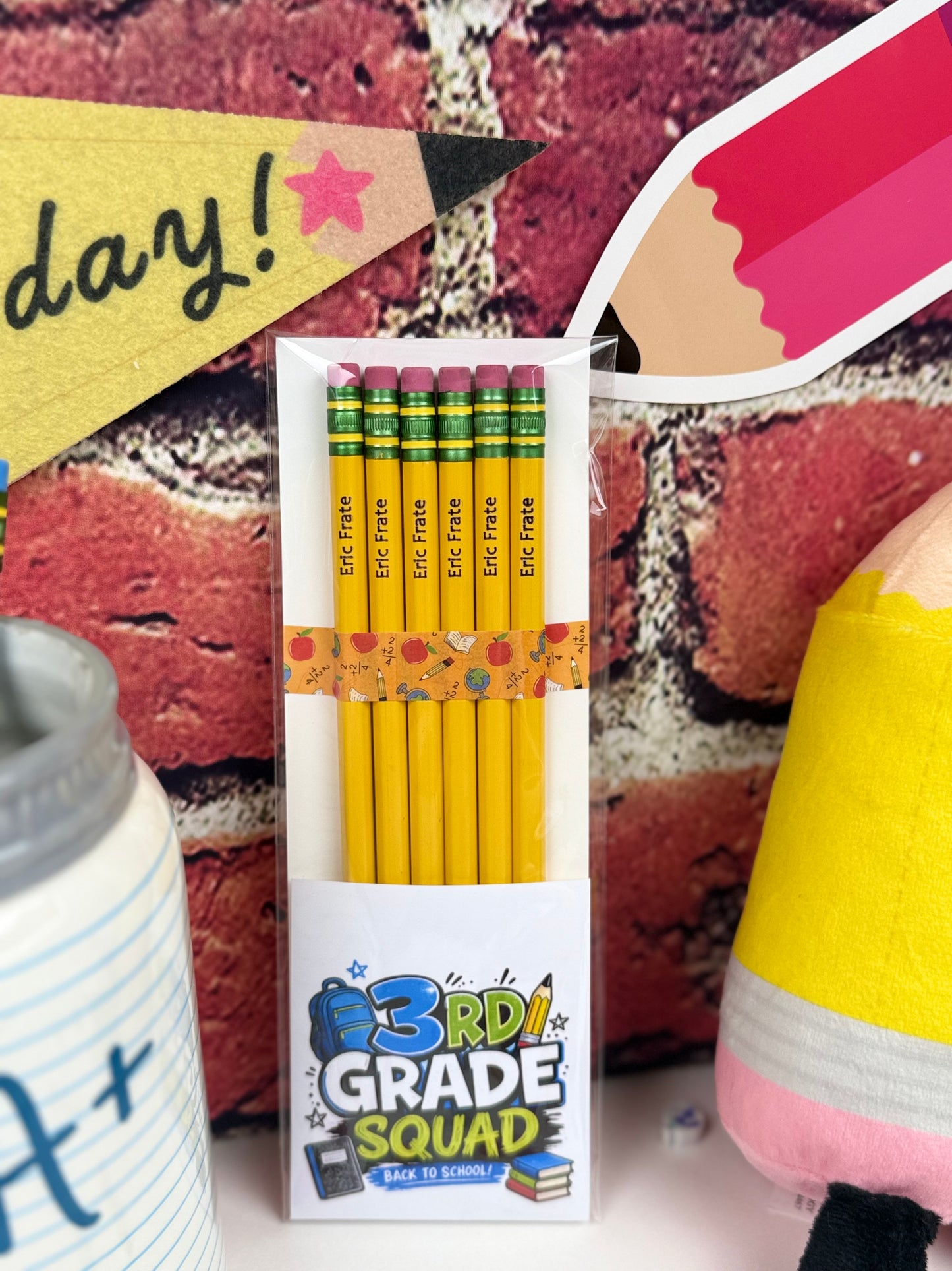 Personalized Ticonderoga Pencil Set