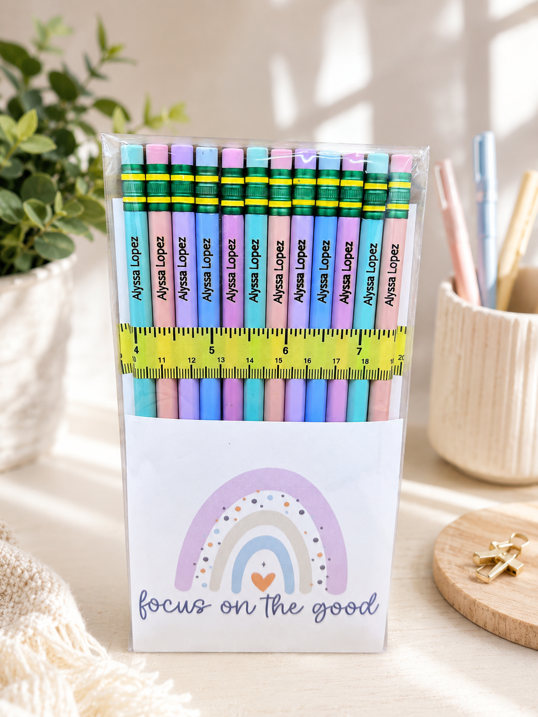 Personalized Ticonderoga Pencil Set
