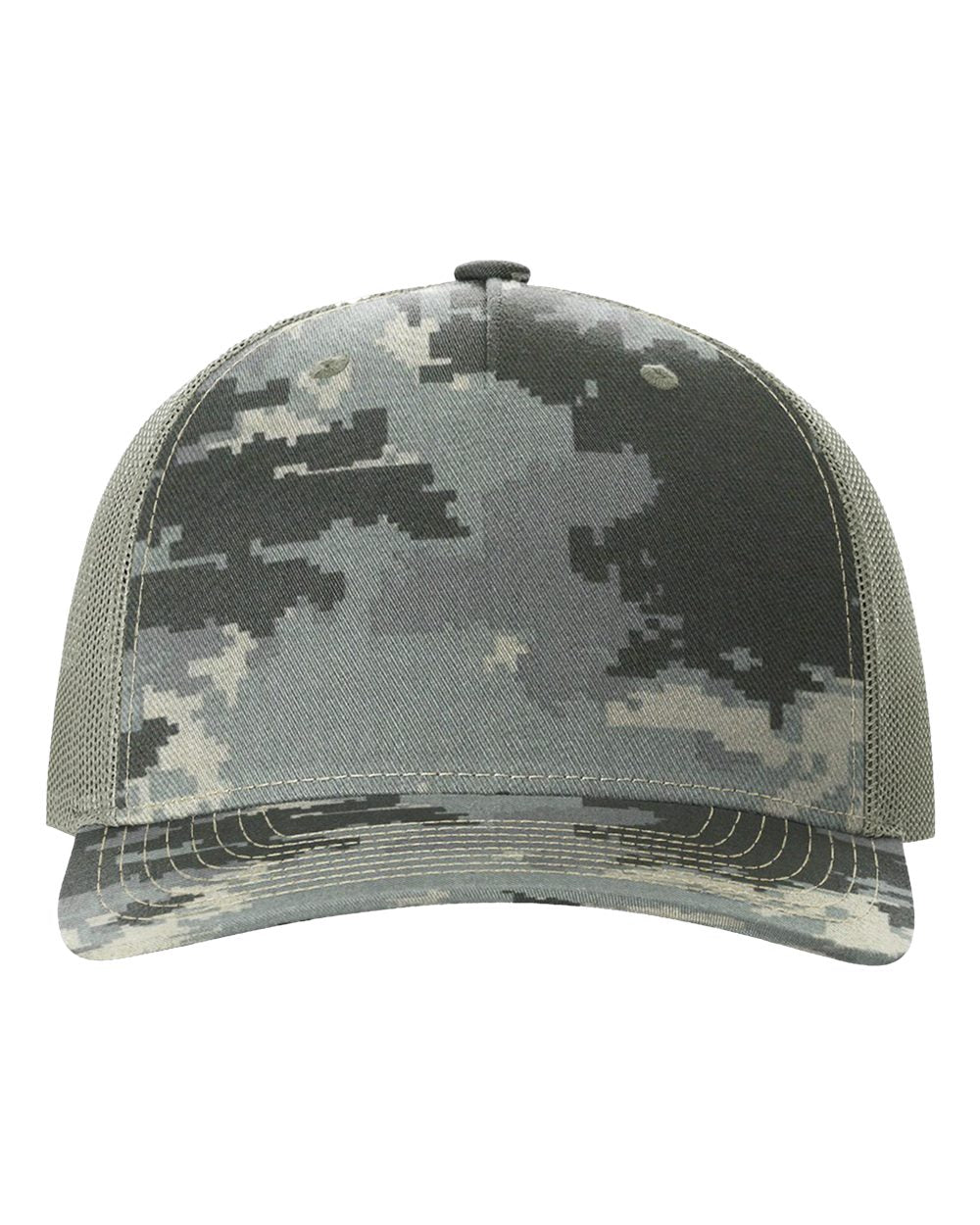 Digital camouflage cap on a white background