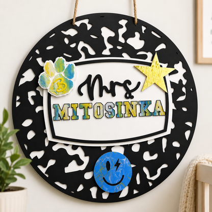Composition Notebook Teacher Door Hanger